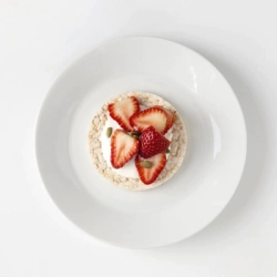 PLATO POSTRE 19 CM VIDRIO TEMPLADO MENU NADIR
