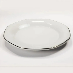 PLATO PAN OCTOGONAL FILETE ORO LINEA 599 TSUJI