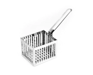 CANASTO DE PAPAS MEDIANO 12 x 10 x 8cm ACERO INOX.
