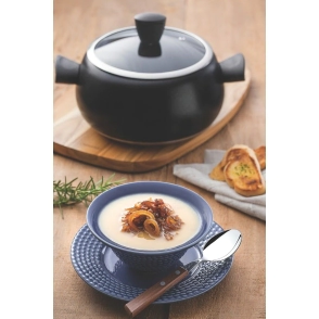 OLLA N&ordm; 18 PAMPLONA BAJA CON TAPA DE VIDRIO TRAMONTINA