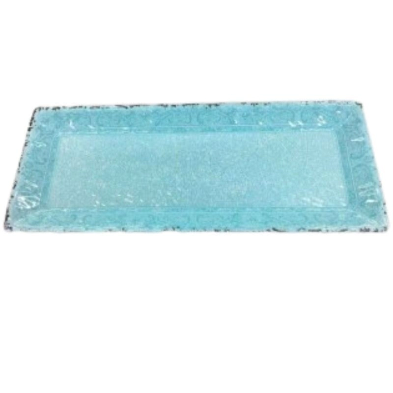 Fuentes Melamina VINTAGE RECTANGULAR AGUA MARINA