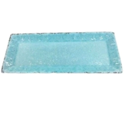 Fuentes Melamina VINTAGE RECTANGULAR AGUA MARINA