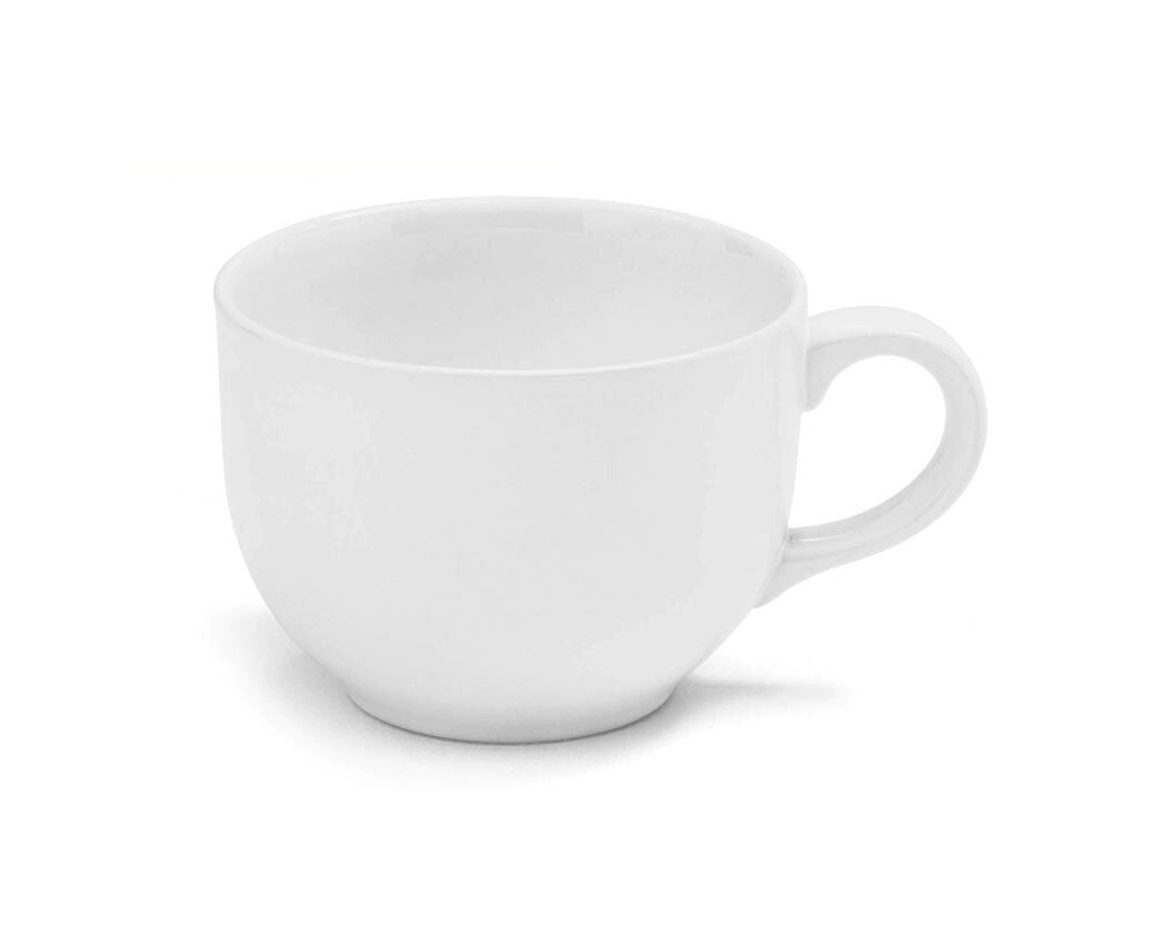 TAZON CON ASA 740 CC BLANCO CERAMICA