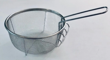 CANASTO FREIDOR COLADOR N� 23 AC. INOX. CON MANIJA MOVIL