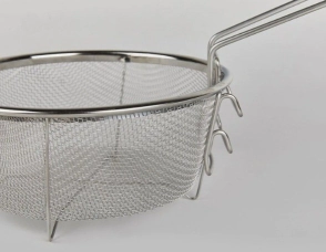 CANASTO FREIDOR COLADOR Nº 19 AC. INOX. CON MANIJA MOVIL