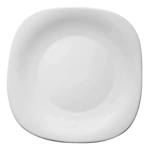 PLATO HONDO 21 CM CUADRADO VIDRIO TEMPLADO PLAZA NADIR