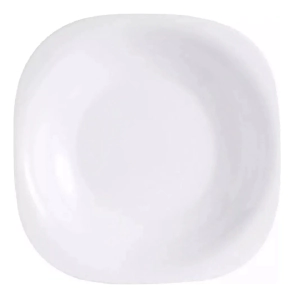 PLATO POSTRE 19 CM CUADRADO VIDRIO TEMPLADO PLAZA NADIR