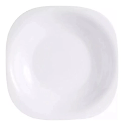 PLATO POSTRE 19 CM CUADRADO VIDRIO TEMPLADO PLAZA NADIR