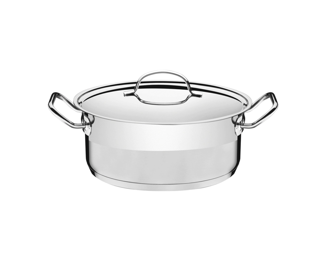 CACEROLA N� 16 1,4 LTS BAJA CON TAPA PROFESIONAL TRAMONTINA