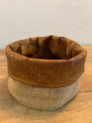 PANERA GIORGIO CON CUERINA MARRON CAMEL