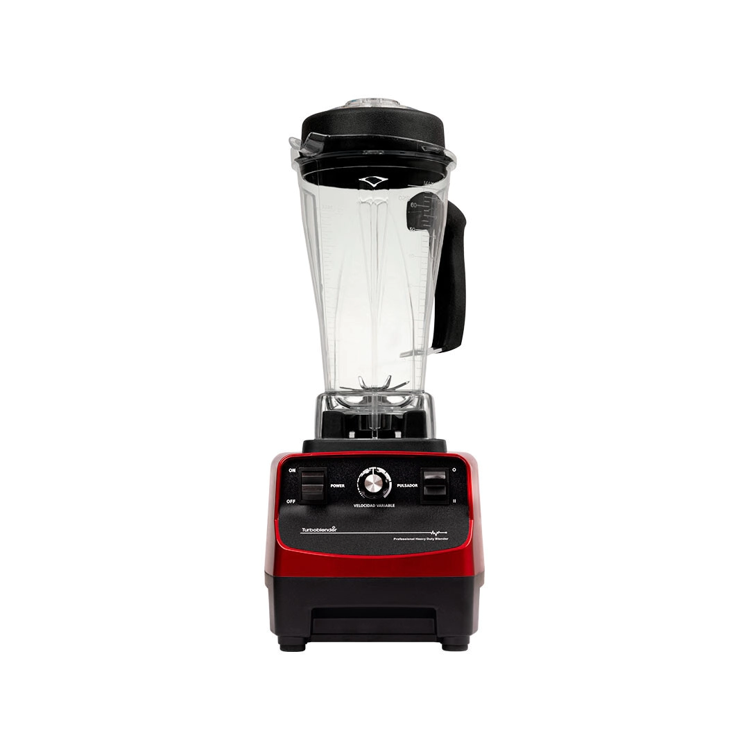 LICUADORA PROFESIONAL 2 LTS 1500 W MOTOR 3HP ROJA TURBOBLENDER
