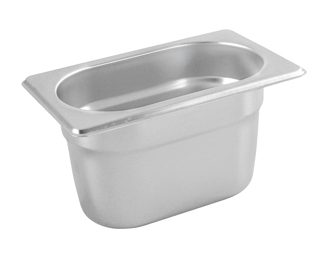 RECIPIENTE GN 1/9 H 100 MM 18/8 ACERMEL