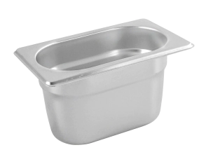 RECIPIENTE GN 1/9 H 100 MM 18/8 ACERMEL