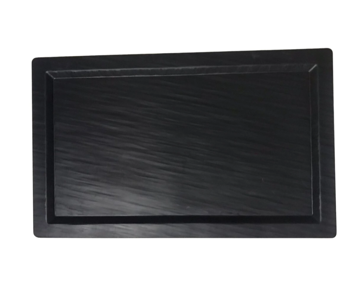 Fuentes Melamina LAJA RECTANGULAR con BORDE