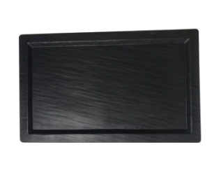 Fuentes Melamina LAJA RECTANGULAR con BORDE