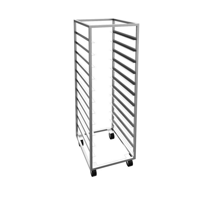 CARRO BANDEJERO 400 X 560 X 1825 MM PARA BANDEJAS GN - 14 GN 1/1 BRAFH