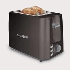 TOSTADORA 2 PANES NEGRA SMARTLIFE
