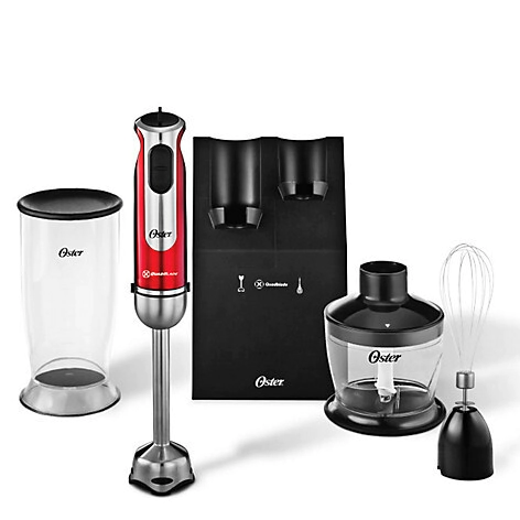 MIXER 800 WATTS CON ACCESORIOS ROJO OSTER