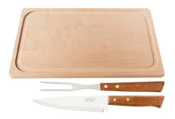 JUEGO PARA ASADO 3 PIEZAS NATURALE TRAMONTINA