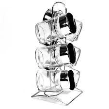 ESPECIERO POR 6 DE VIDRIO CON EXHIBIDOR CAROL