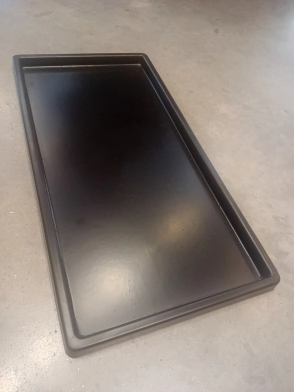 BANDEJA GRANDE NEGRA PARA ESCURRIDOR