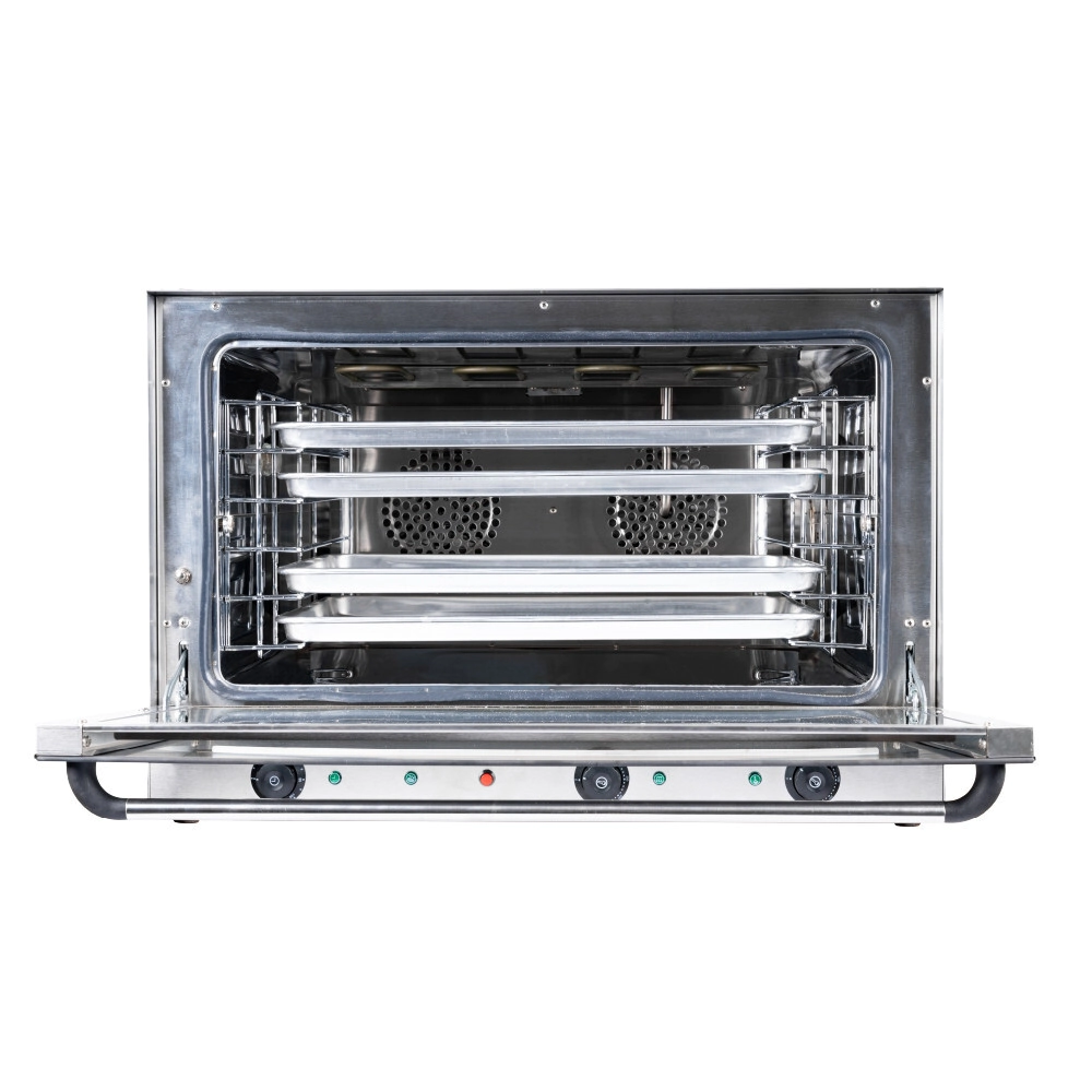 HORNO CONVECTOR 4 BANDEJAS 400 X 600 MM ELECTRICO CON HUMIDIFICACION GRANDE TURBOBLENDER