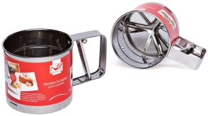 CERNIDOR TAMIZADOR MECANICO 10 CM ACERO INOXIDABLE PROFESIONAL