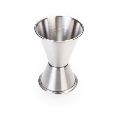 MEDIDA DOBLE PARA TRAGOS ACERO INOXIDABLE