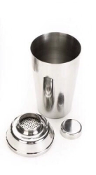 COCTELERA COBBLER CON COLADOR ACERO INOXIDABLE