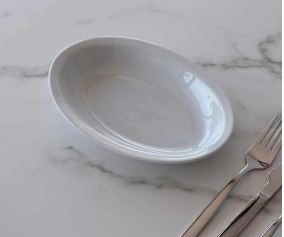 FUENTE OVAL PROFUNDA 22 CM LINEA RECTA VERBANO