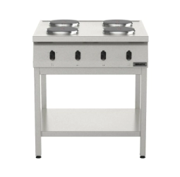 ANAFE 800 - 4 HORNALLA ELECTRICO ACERO INOXIDABLE 430 CON BASE BRAFH