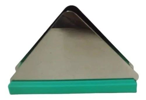 SERVILLETERO ACERO INOX BASE POLIP AZUL CAROL