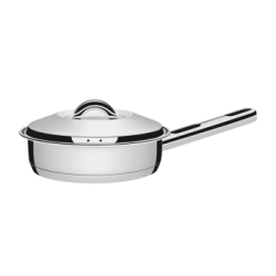 SARTEN N� 24 SOLAR CON TAPA RECTA ACERO INOXIDABLE TRIPLE FONDO TRAMONTINA