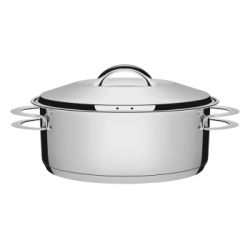 CACEROLA N� 28 SOLAR CON ASAS ACERO TRIPLE FONDO TRAMONTINA