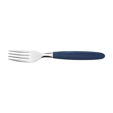 TENEDOR DE MESA IPANEMA MANGO PLASTICO AZUL TRAMONTINA