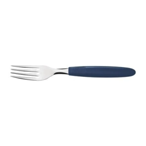 TENEDOR DE MESA IPANEMA MANGO PLASTICO AZUL TRAMONTINA