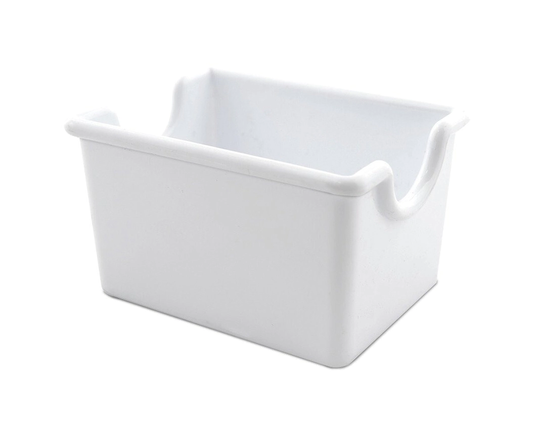 PORTA SOBRES AZUCAR EDULCORANTE BLANCO MELAMINA