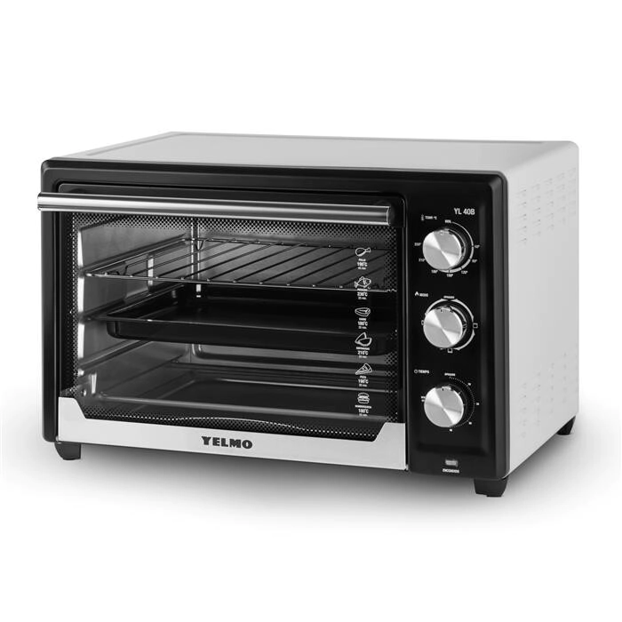 HORNO ELECTRICO 40 LTS GRILL TIMER YELMO