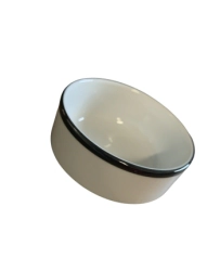 BOWL COMPOTA TAVOLA FILETE VOLCADO NEGRO VERBANO