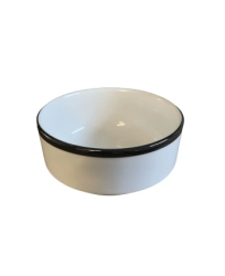 BOWL COMPOTA TAVOLA FILETE VOLCADO NEGRO VERBANO