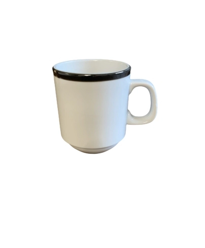 JARRITO CAFE CHICO TAVOLA FILETE VOLCADO NEGRO VERBANO