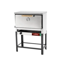 HORNO PIZZERO 6 MOLDES AC. INOX. EL GAUCHITO GAS ENVASADO SOL REAL