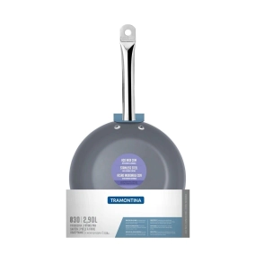 SARTEN Nº 30 2,9 LTS CERAMICA GRIS TRIPLE FONDO TRAMONTINA