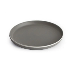 PLATO PLAYO 27 CM GRIS PORCELANA SAKURA