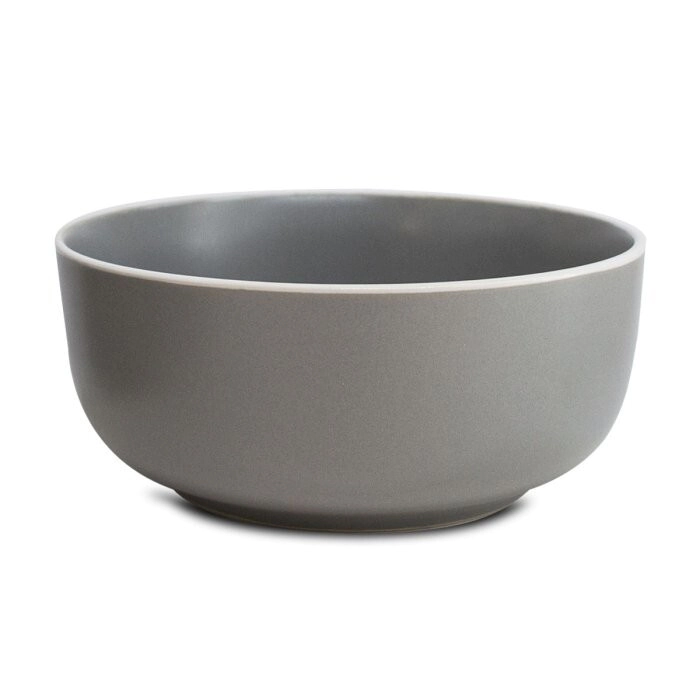 BOWL 14,5 CM GRIS PORCELANA SAKURA