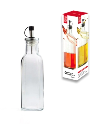 ACEITERA / VINAGRERA CUADRADA 240 ML