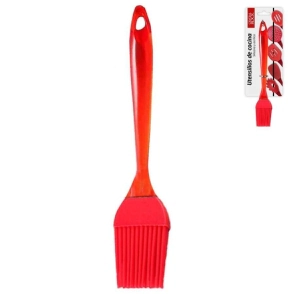 PINCEL DE SILICONA 22 CM ROJO