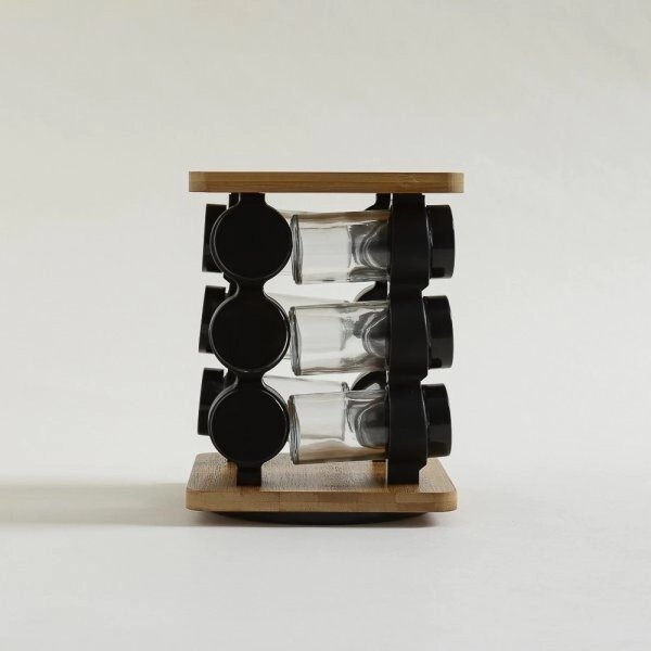 ESPECIERO BAMBOO CUADRADO GIRATORIO X 12