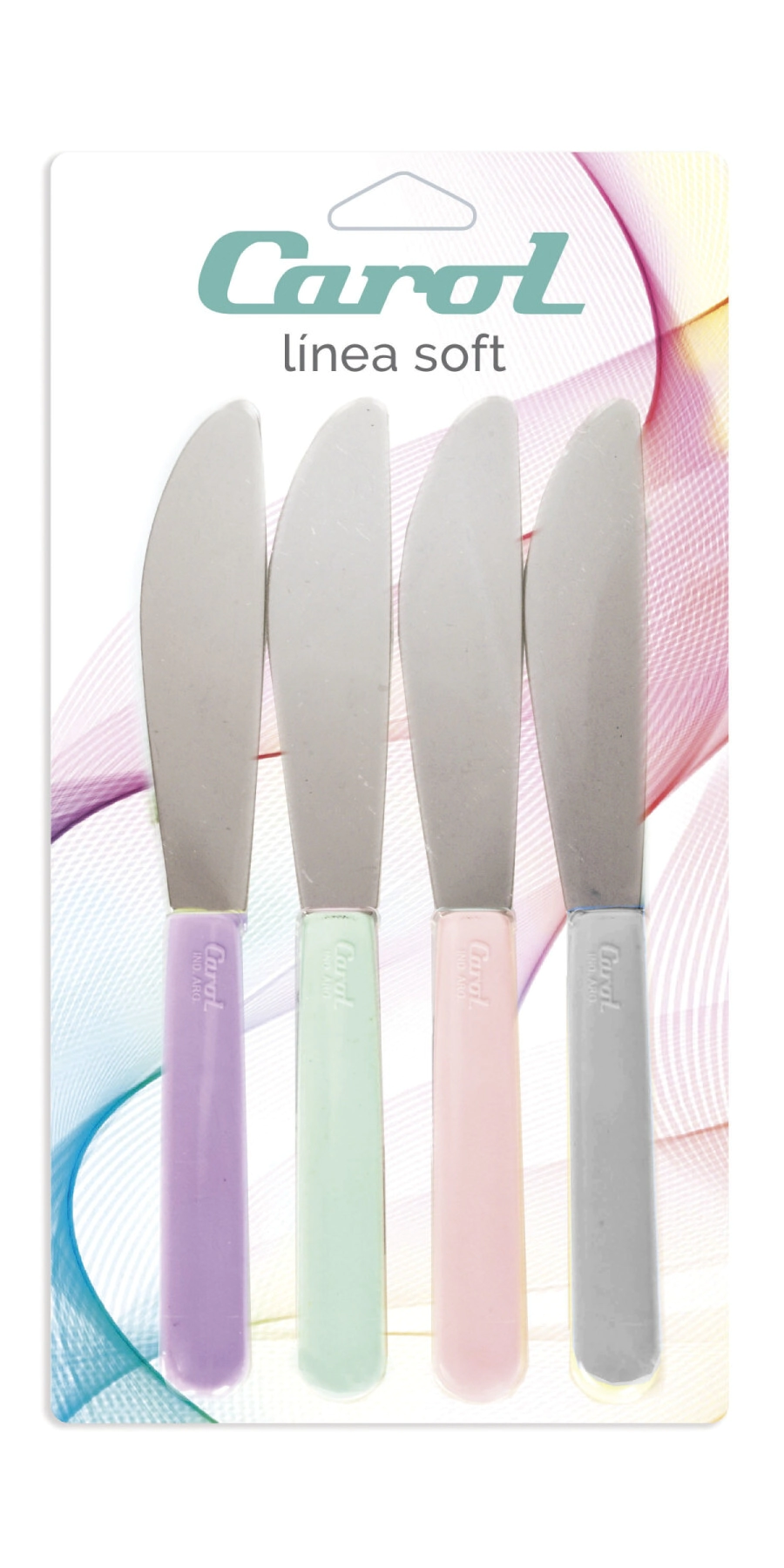 CUCHILLO DE UNTAR X 4 LINEA SOFT CAROL