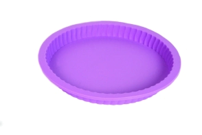 TARTERA 25,5 CM SILICONA LILA SOFT CAROL
